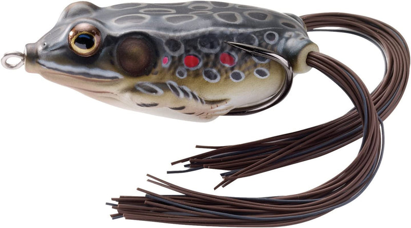 Livetarget Hollow Body Frog Sporting Goods > Outdoor Recreation > Fishing > Fishing Tackle > Fishing Baits & Lures Big Rock Sports Brown Black 2.25" 