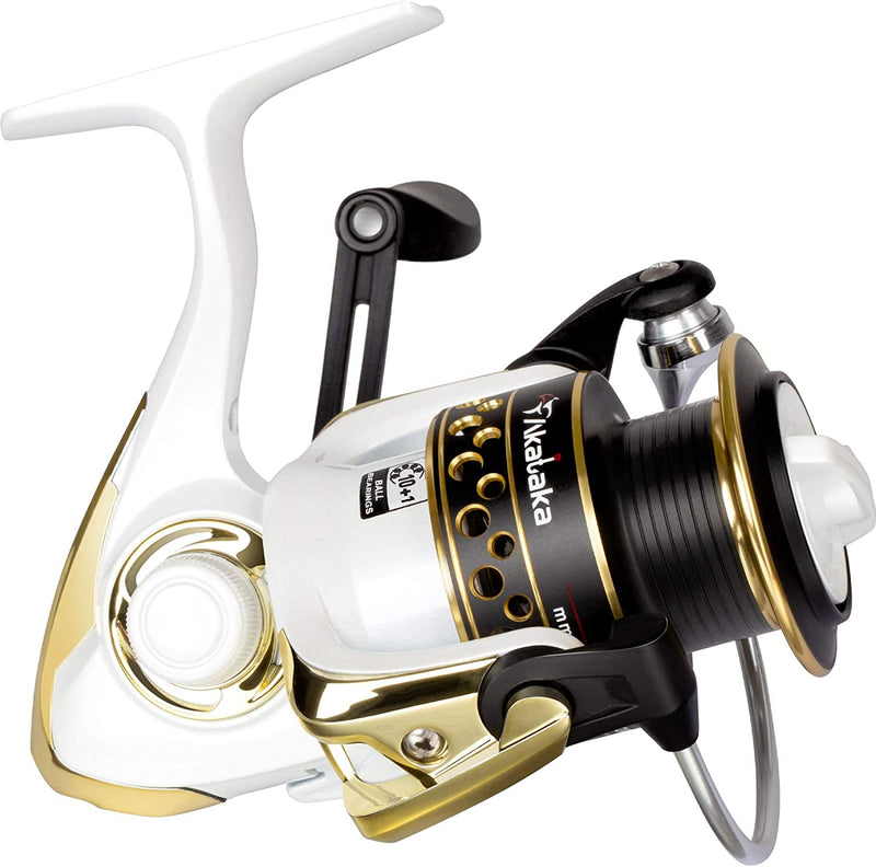 Akataka Spinning Reel 10+1BB Ultralight Smooth Stainless Durable Spinning Fishing Reels, Powerful Carbon Fiber 26Lb Max Drag, High-Capacity CNC Aluminum Spool Saltwater & Freshwater Reels Sporting Goods > Outdoor Recreation > Fishing > Fishing Reels Akataka 3000 Model  