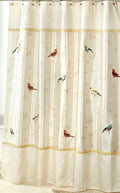 Gilded Birds Collection 3 Pc Towel Set, Ivory Home & Garden > Linens & Bedding > Towels Avanti Linens Ivory Shower Curtain 