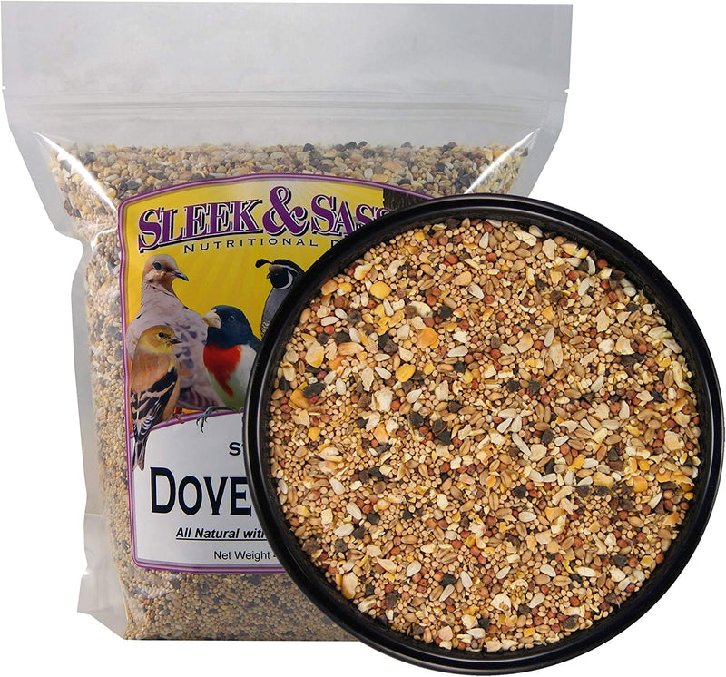 Dove & Quail Bird Food (4 Lbs.) Animals & Pet Supplies > Pet Supplies > Bird Supplies > Bird Food SLEEK & SASSY NUTRITIONAL DIET 4 Pound (Pack of 1)  