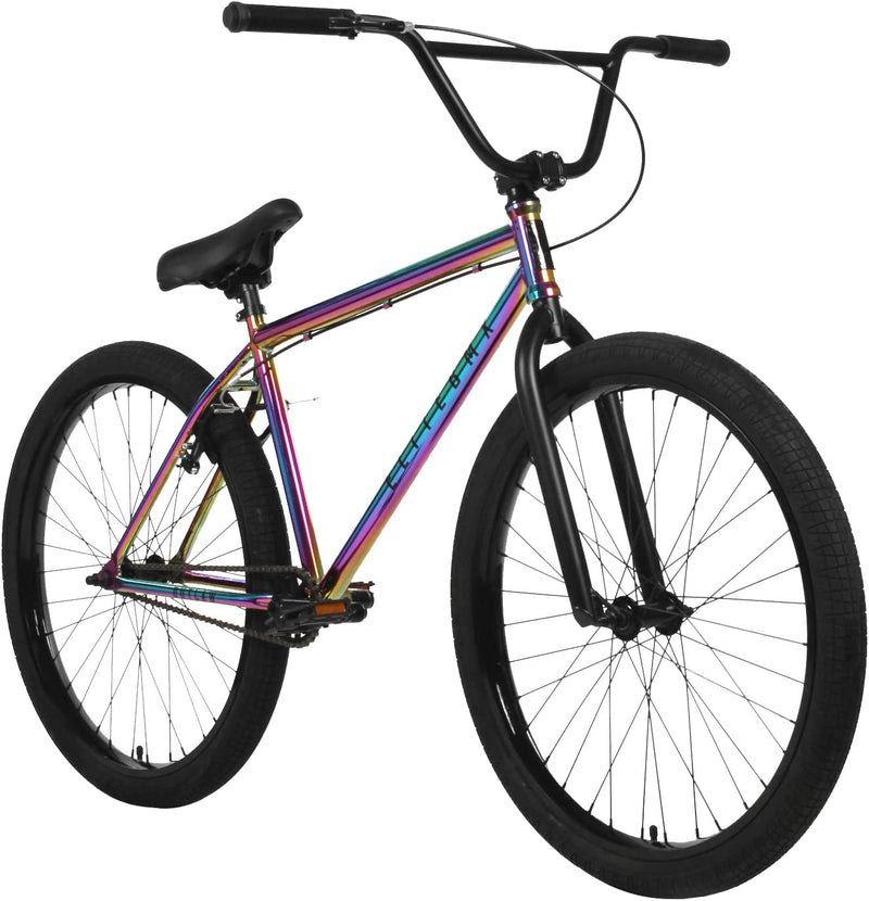 Elite BMX Bicycle 18", 20" & 26" Model Freestyle Bike - 3 Piece Crank Sporting Goods > Outdoor Recreation > Cycling > Bicycles Elite Bicycle Oil Slick Out-Law 26" 