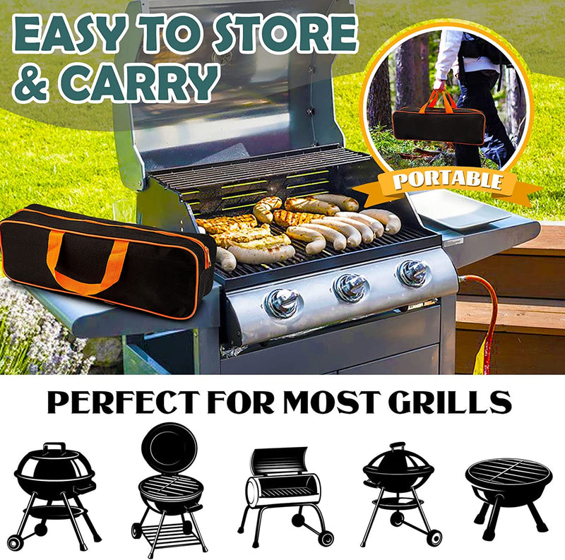 Joyfair 24Pcs Griddle Accessories Kit, Stainless Steel BBQ Spatulas Set with Melting Dome, Professional Grill Accessory in Storage Bag, Great for Outdoor Camping Flat Top Teppanyaki Grilling Cooking Home & Garden > Kitchen & Dining > Kitchen Tools & Utensils Joyfair   