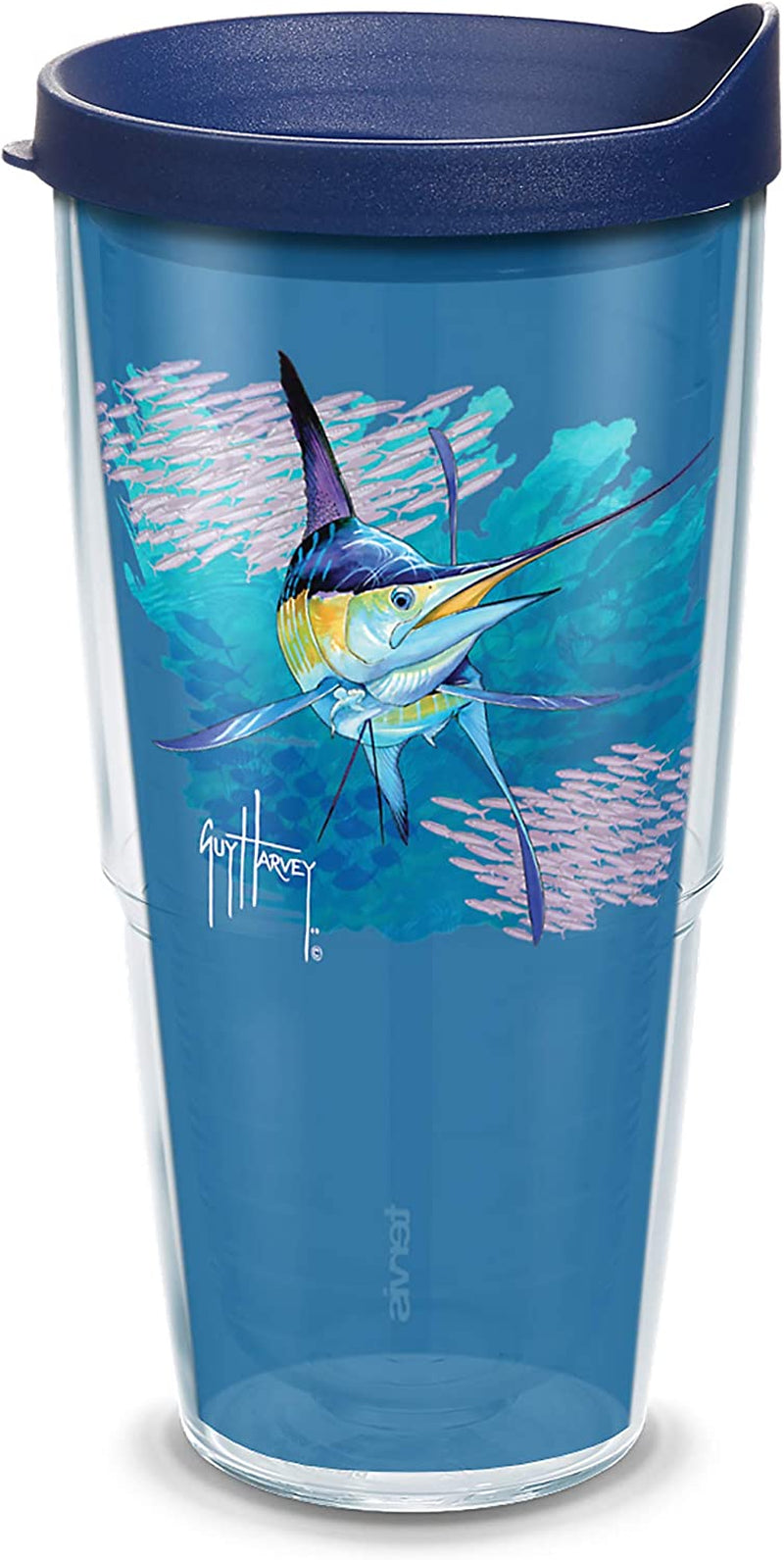 Tervis Made in USA Double Walled Guy Harvey - Offshore Haul Marlin Insulated Tumbler Cup Keeps Drinks Cold & Hot, 16Oz Mug, Classic Home & Garden > Kitchen & Dining > Tableware > Drinkware Tervis Classic 24oz 