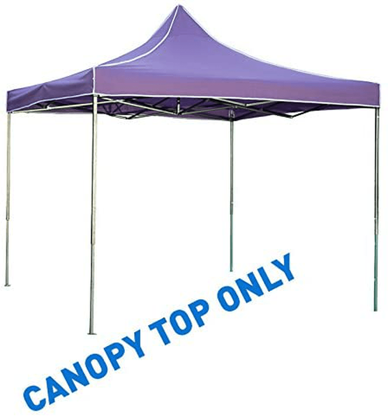 9.6' x 9.6' Square Replacement Canopy Gazebo Top Assorted Colors By Simply Sports (Blue) Home & Garden > Lawn & Garden > Outdoor Living > Outdoor Structures > Canopies & Gazebos Simply Sports Purple 9.6' x 9.6' 