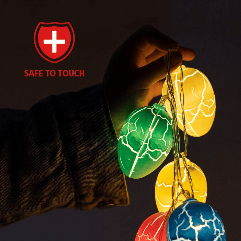 9.84Ft 20 Leds Easter Egg String Lights Battery Operated, Multicolor Easter Egg Shape Fairy Lights for Easter Decorations, Spring Party Indoor and Outdoor Home Party (Batteries Not Included) Home & Garden > Decor > Seasonal & Holiday Decorations JYSHC   