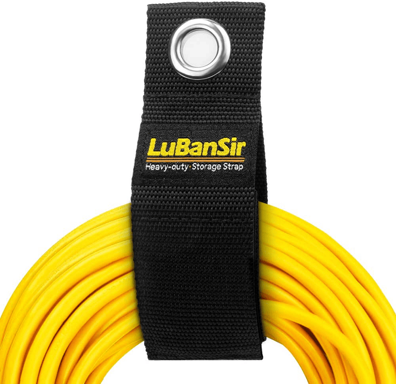 9 Pack Extension Cord Holder Organizer, Heavy Duty Storage Straps Fit with Garage Hooks and Pool Hose Hangers by LuBanSir Hardware > Hardware Accessories > Tool Storage & Organization LuBanSir Default Title  