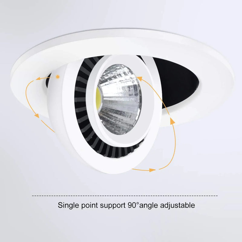 Ygs-Tech 2 Inch LED Recessed Lighting Dimmable Downlight, 3W (35W Halogen Equivalent) COB Tai Chi Spotlight, 4000K Natural White, CRI80, LED Ceiling Light with LED Driver (4 Pack) Home & Garden > Lighting > Flood & Spot Lights ShenZhen YuBangShiXun Technologies Co. Ltd   