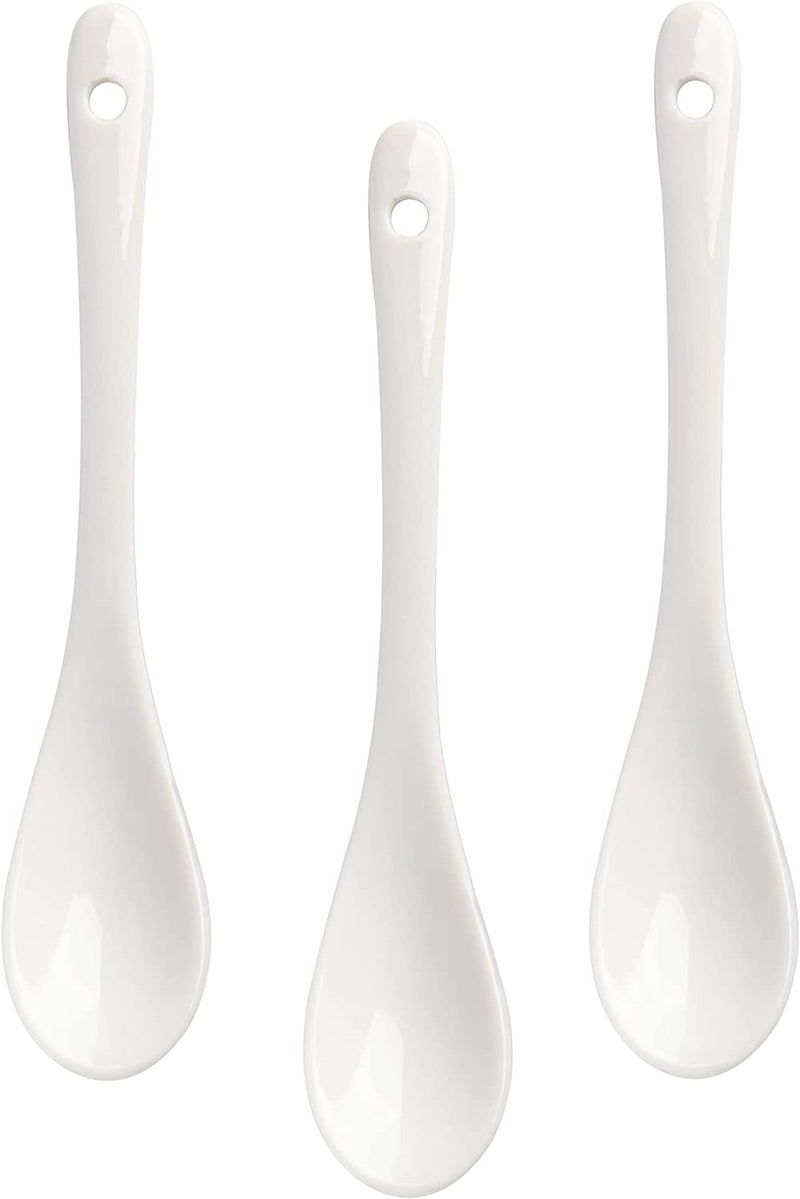 Gibson Home Gracious Dining Dinnerware, 10Pc Condiment Jars W/Spoons, White