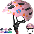 GLAF Toddler Bike Helmet Kids Baby Bike Helmet for 1 Year Old and up Girls Boys Multi Sport Adjustable for Scooter Bicycle Infant Youth Child Skateboard Safety Cycling Sporting Goods > Outdoor Recreation > Cycling > Cycling Apparel & Accessories > Bicycle Helmets GLAF Flower S-M (20.4''-22'') (3-8 years) 