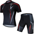 TELEYI Cycling Jersey Mens MTB Bike Shirt Short Sleeve Racing Quick Dry