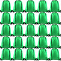 KUUQA 25Pcs Green Drawstring Backpack Bulk Drawstring Bags String Backpack Cinch Gym Backpack for Gym Sport Traveling Home & Garden > Household Supplies > Storage & Organization KUUQA Green  