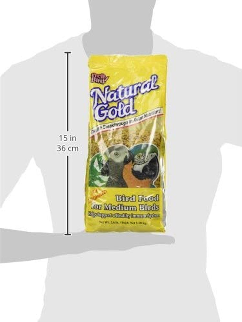 Pretty Bird Natural Gold Medium Bird Food, 2.6 Lb. Animals & Pet Supplies > Pet Supplies > Bird Supplies > Bird Food Summit Pet Product Distributors, LLC   