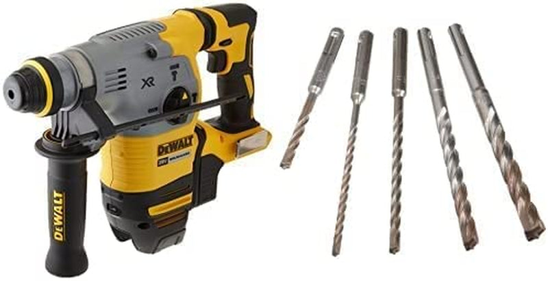 DEWALT 20V MAX* XR Rotary Hammer Drill, L-Shape SDS Plus, 1-1/8-Inch, Tool Only (DCH293B) Sporting Goods > Outdoor Recreation > Fishing > Fishing Rods DEWALT w/ 5pc SDS Bits  