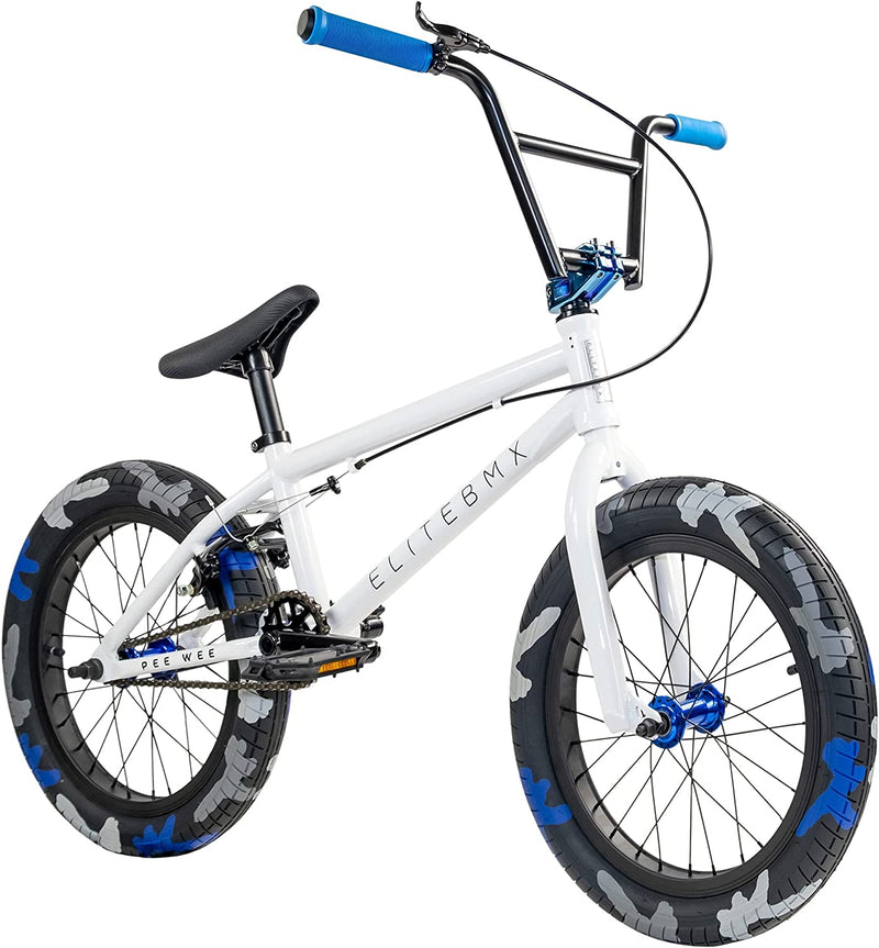 Elite BMX Bicycle 18", 20" & 26" Model Freestyle Bike - 3 Piece Crank Sporting Goods > Outdoor Recreation > Cycling > Bicycles Elite Bicycle White Camo 18" 