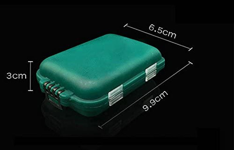 FJTANG Fishing Tackle Box Mine Plastic Portable Bait Storage Containers for Storing Swivels Jigs Hooks Sinker Sporting Goods > Outdoor Recreation > Fishing > Fishing Tackle FJTANG   
