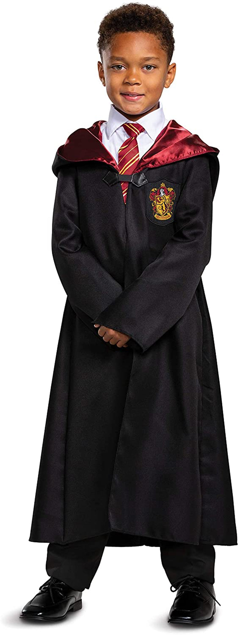 Harry Potter Robe, Official Hogwarts Wizarding World Costume Robes, Classic Kids Size Dress up Accessory  Disguise   
