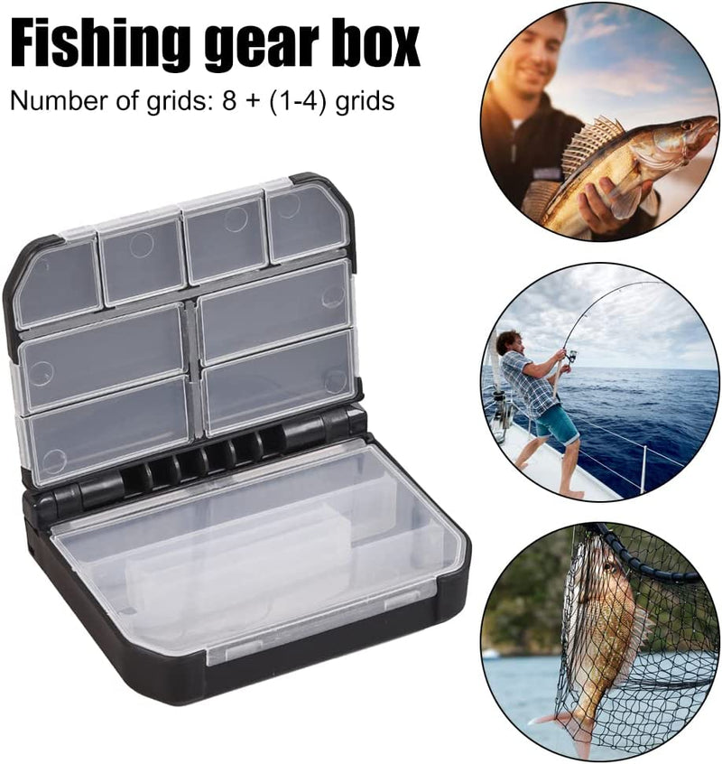Semi-Automatic Opening Fishing Tackle Hook Pin Box W/Grid Fishing Gear Supplies Sporting Goods > Outdoor Recreation > Fishing > Fishing Tackle Awakingdemi   