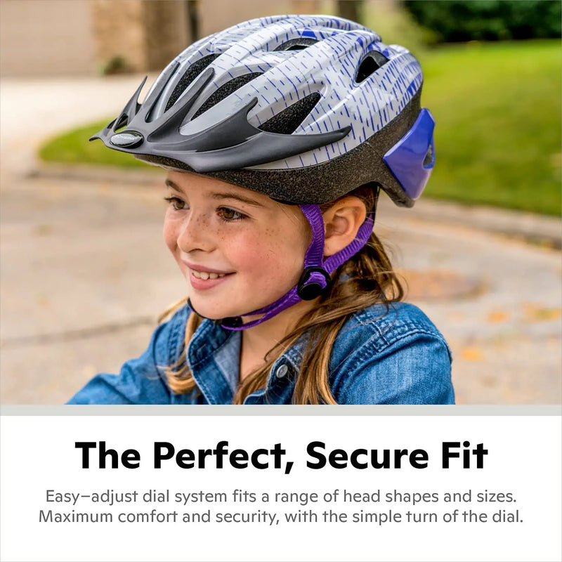 Schwinn Thrasher Youth Lightweight Bike Helmet, Dial Fit Adjustment, Multiple Colors Sporting Goods > Outdoor Recreation > Cycling > Cycling Apparel & Accessories > Bicycle Helmets Pacific Cycle, Inc   