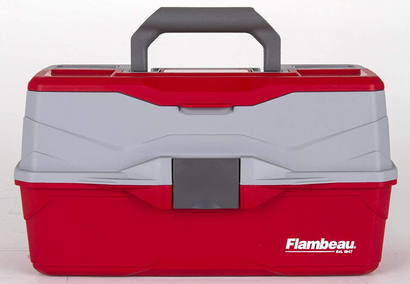 Flambeau Outdoors 6383TB 3-Tray - Classic Tray Tackle Box - Red/Gray Sporting Goods > Outdoor Recreation > Fishing > Fishing Tackle Flambeau Inc.   