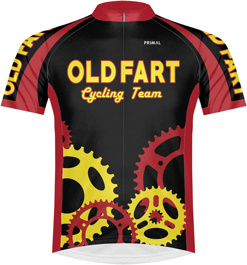 Primal Wear Old Fart Cycling Team Sprockets Jersey Men'S Short Sleeve Sporting Goods > Outdoor Recreation > Cycling > Cycling Apparel & Accessories Primal Wear X-Large  