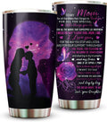 Mom Gifts from Daughters - 20Oz Stainless Steel Insulated Sunflower Mom Tumbler - Christmas, Valentine'S Day, Mom Birthday Gifts, Mothers Day Gifts from Daughter for Mom, New Mom, Bonus Mom Home & Garden > Kitchen & Dining > Tableware > Drinkware FamilyGater B Purple 3 1 Count (Pack of 1) 