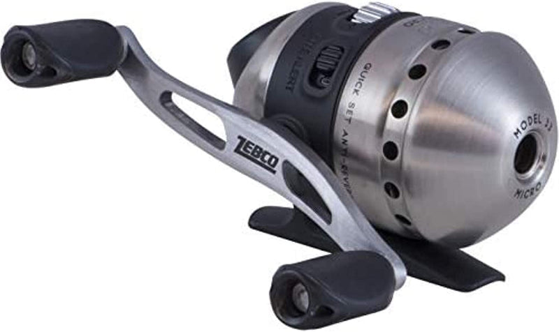 Zebco 33 Spincast Fishing Reel, Quickset Anti-Reverse with Bite Alert, Smooth Dial-Adjustable Drag, Powerful All-Metal Gears with a Lightweight Graphite Frame Sporting Goods > Outdoor Recreation > Fishing > Fishing Reels Zebco 33 Micro Spincast - Black (2015)  