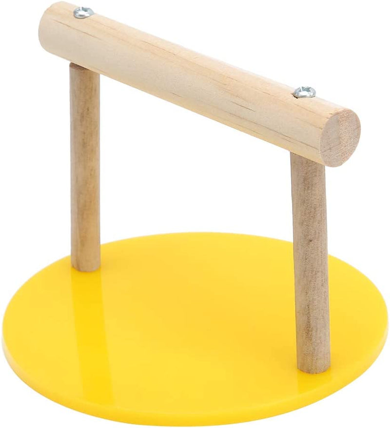 Parrot Training Stand Perch, Plastic Base Parrot Chewing Biting Toy Parrot Perch Training Stands Playstand for Concures Parakeets Lovebirds Cockatiels Animals & Pet Supplies > Pet Supplies > Bird Supplies GLOGLOW   