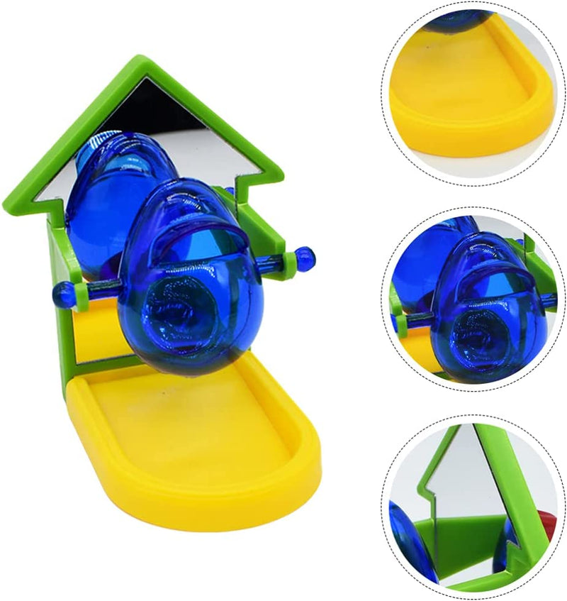 Balacoo Parrot Food Feeder Plastic Bird Food Dispenser Fixable Parrot Food Bowl Feeding Coop Cup Bird Intelligence Training Interactive Toy for Parakeet Conure Cockatiel Random Color Animals & Pet Supplies > Pet Supplies > Bird Supplies > Bird Cage Accessories > Bird Cage Food & Water Dishes Balacoo   