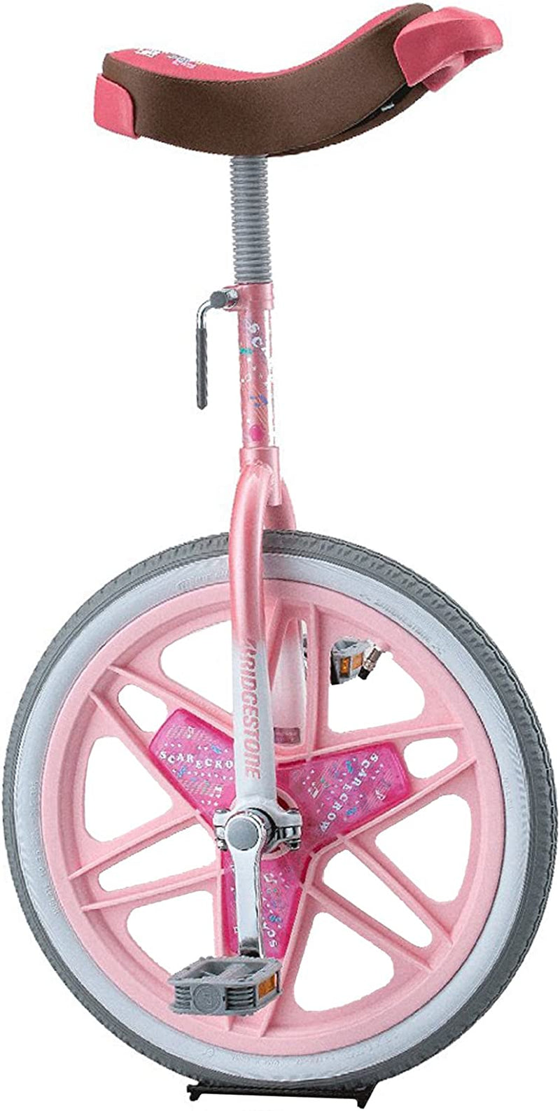 Bridgestone Scarecrow Children'S Unicycle Sporting Goods > Outdoor Recreation > Cycling > Bicycles ブリヂストン(BRIDGESTONE) safety pink 18 Main unit
