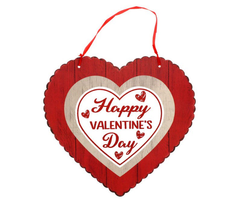 Ja'Cor Valentine'S Day Decorations, (1) Happy Valentines Day Layered Heart Hanging Door Wall Decor, Indoor Use for Room, Office, Classroom MDF Valentine Decoration ~ Hangs 12X13 Inches in Length Home & Garden > Decor > Seasonal & Holiday Decorations Ja'Cor Gifty Treasures LLC   