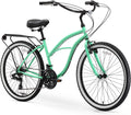 Sixthreezero around the Block Women'S Beach Cruiser Bike, 1/3/7/21 Speed Bicycles, 26"/24" Wheels, Multiple Colors