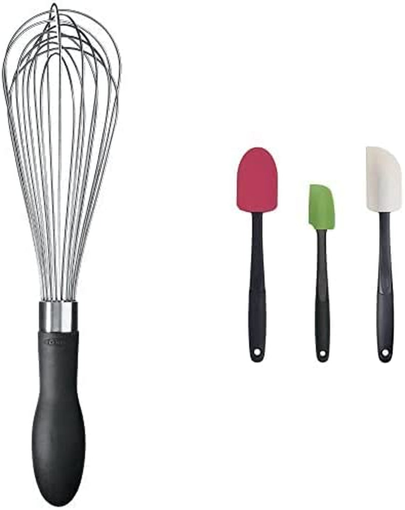 OXO Good Grips 11-Inch Balloon Whisk,Black Home & Garden > Kitchen & Dining > Kitchen Tools & Utensils OXO Whisk + Spatula Set  