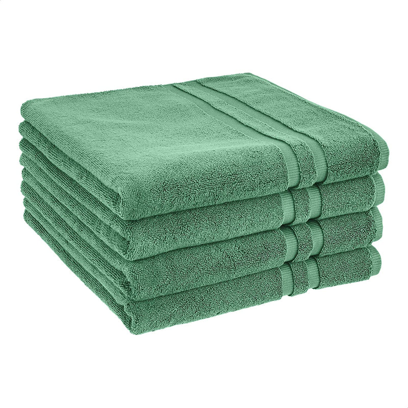 GOTS Certified Organic Cotton Washcloths - 12-Pack, Pristine Snow Home & Garden > Linens & Bedding > Towels KOL DEALS Malachite Green 4-Pack Bath Towels 
