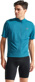 PEARL IZUMI Men'S Short Sleeve Cycling Quest Jersey, Full Length Zipper with Reflective Fabric Sporting Goods > Outdoor Recreation > Cycling > Cycling Apparel & Accessories PEARL IZUMI Ocean Blue X-Large 
