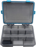 Toasis Fishing Lure Storage Containers Fishing Tackle Box Organizer (Blue-S) Sporting Goods > Outdoor Recreation > Fishing > Fishing Tackle BHGBE Blue-S  