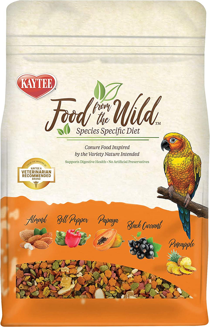 Kaytee Food from the Wild Natural Pet Conure Bird Food, 2.5 Pound Animals & Pet Supplies > Pet Supplies > Bird Supplies > Bird Food Central Garden & Pet   