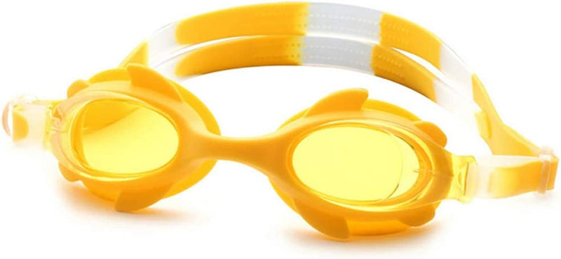 BENBOR Fashion Children Swimming Glasses Swim Goggles for Kids Child Eyewear Waterproof Anti-Fog Goggles Orange Sporting Goods > Outdoor Recreation > Cycling > Cycling Apparel & Accessories BENBOR Yellow  