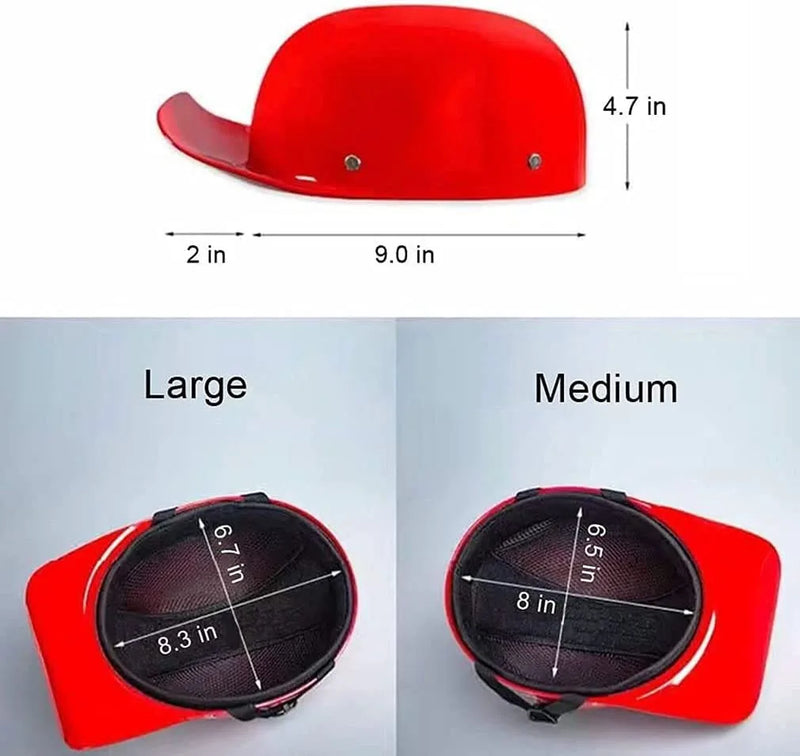 DOT Approved Vintage Fashion Baseball Cap Open-Face Electric Motorcycle Half Helmet,Retro Lightweight Cool Street Bike Helmet,Scooter Moped ATV Motorbike Skull Cap Helmets Sporting Goods > Outdoor Recreation > Cycling > Cycling Apparel & Accessories > Bicycle Helmets MTLIVE   