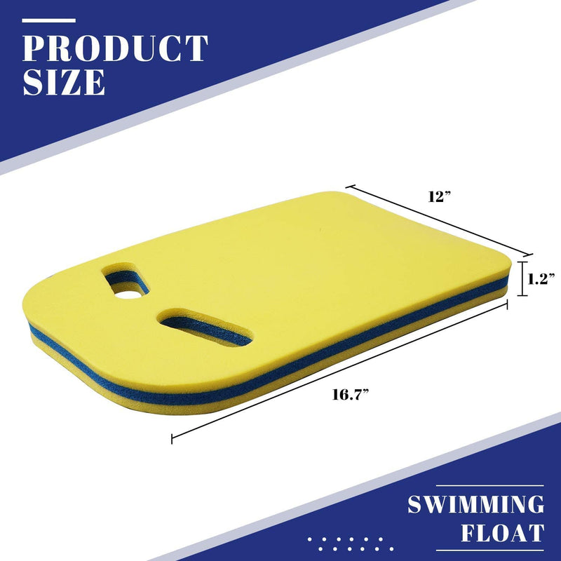 Outroad Swimming Training Aid Kickboard - U Design Swim Pool Float Floating Buoy Hand Board Tool Foam Equipment, Yellow/Blue Sporting Goods > Outdoor Recreation > Boating & Water Sports > Swimming OUTROAD   