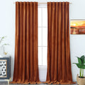 Timeper Mauve Velvet Curtains 84 Inches - Home Decoration Soft Flannel Wild Rose Luxury Dressing Look for Party / Film Room Thermal Insulated Noise Absorb, Rod Pocket Back Tab, 52 Wx 84 L, 2 Panels Home & Garden > Decor > Window Treatments > Curtains & Drapes Timeper Burnt Orange Back Tab W52 x L120