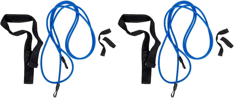 INOOMP 2 Sets Equipment Kids Train Belt Adults Tether Resistance Cords Exercising Training Rope Stationary Swimming Elastic Black Harness Trainning Pool for Tool Exercise Leash Static Sporting Goods > Outdoor Recreation > Boating & Water Sports > Swimming INOOMP Black,Bluex2pcs 400x0.9cmx2pcs 