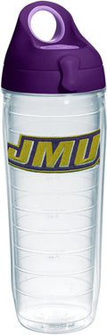 Tervis Made in USA Double Walled James Madison University JMU Dukes Insulated Tumbler Cup Keeps Drinks Cold & Hot, 24Oz - Black Lid, Primary Logo Home & Garden > Kitchen & Dining > Tableware > Drinkware Tervis Primary Logo 24oz Water Bottle 
