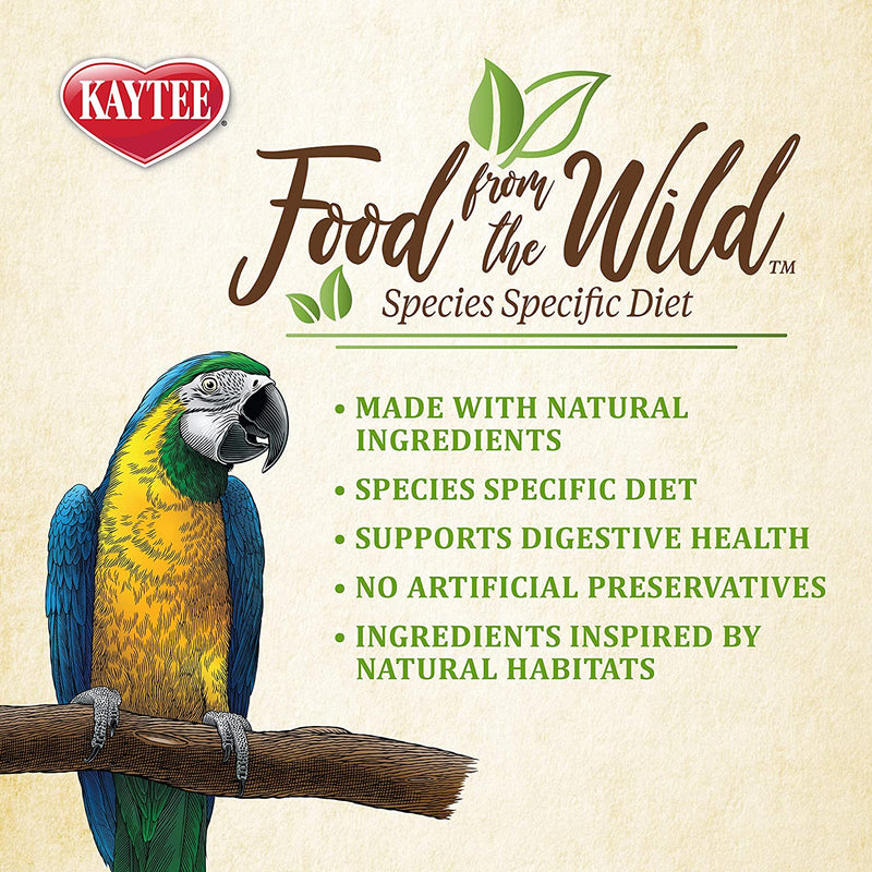 Kaytee Food from the Wild Natural Pet Macaw Bird Food, 2.5 Pound Animals & Pet Supplies > Pet Supplies > Bird Supplies > Bird Food Central Garden & Pet   