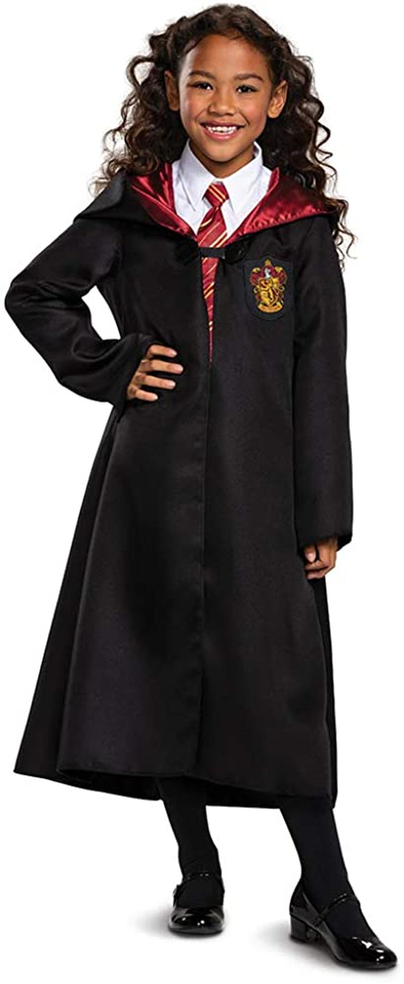 Harry Potter Robe, Official Hogwarts Wizarding World Costume Robes, Classic Kids Size Dress up Accessory  Disguise   