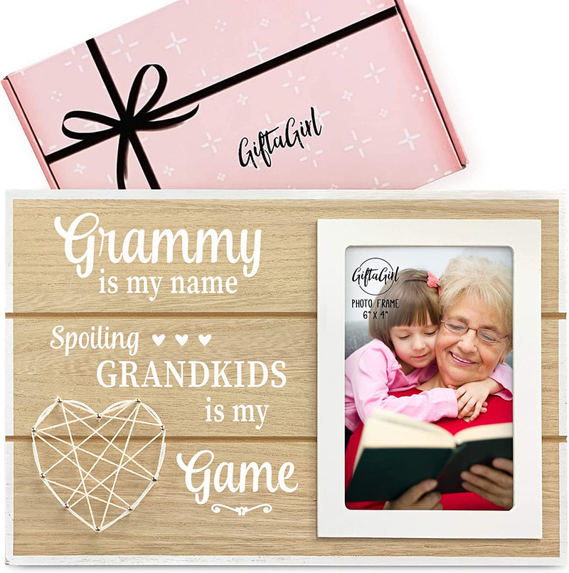 GIFTAGIRL Aunt Gifts for Mothers Day or Birthday - Pretty Mothers Day or Birthday Gifts for Aunt like Our Aunt Picture Frames, Are Sweet Aunt Gifts for Any Occassion, and Arrive Beautifully Gift Boxed Home & Garden > Decor > Picture Frames GIFTAGIRL Grammy  
