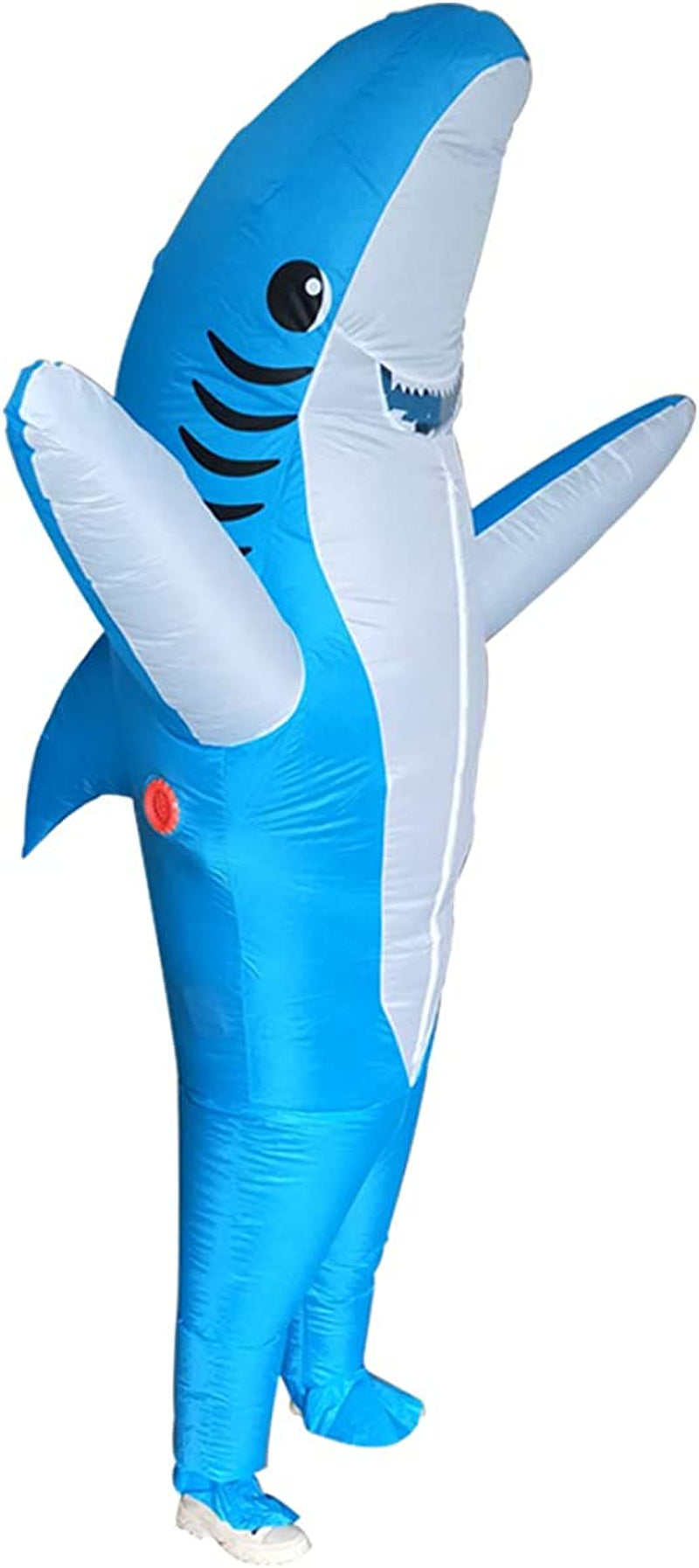 Stegosaurus Inflatable Shark Costume for Adult Funny Inflatable Halloween Costumes Cosplay Fantasy Costume  Stegosaurus Blue  