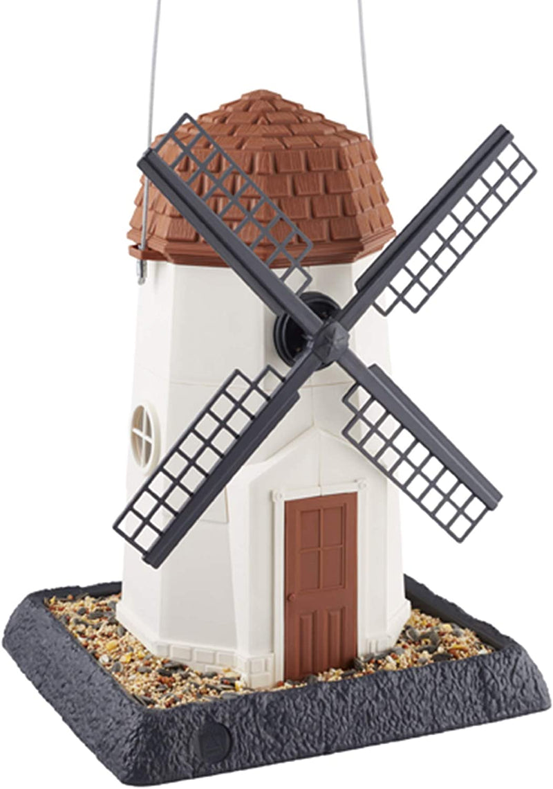 North States Village Collection Blue Cottage Birdfeeder: Easy Fill and Clean. Large, 5 Pound Seed Capacity (9.5 X 10.25 X 11, Blue) & Wagner'S 62067 Deluxe Treat Blend Wild Bird Food, Original Version Animals & Pet Supplies > Pet Supplies > Bird Supplies > Bird Food North States White Windmill 9.5 x10.25 x 14.5
