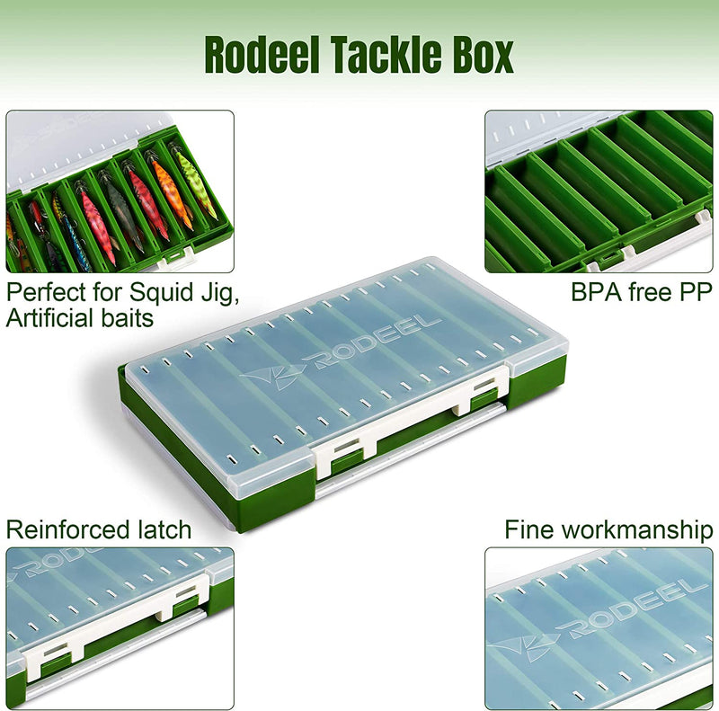 Rodeel 4Pcs/ Set 3600 Tackle Boxes for Saltwater Freshwater Fishing, for Storage and Organization of Fishing Accessories, Terminal Tackle, Artificial Baits, Lures, Jigs, Beads, Hooks Sporting Goods > Outdoor Recreation > Fishing > Fishing Tackle Rodeel   