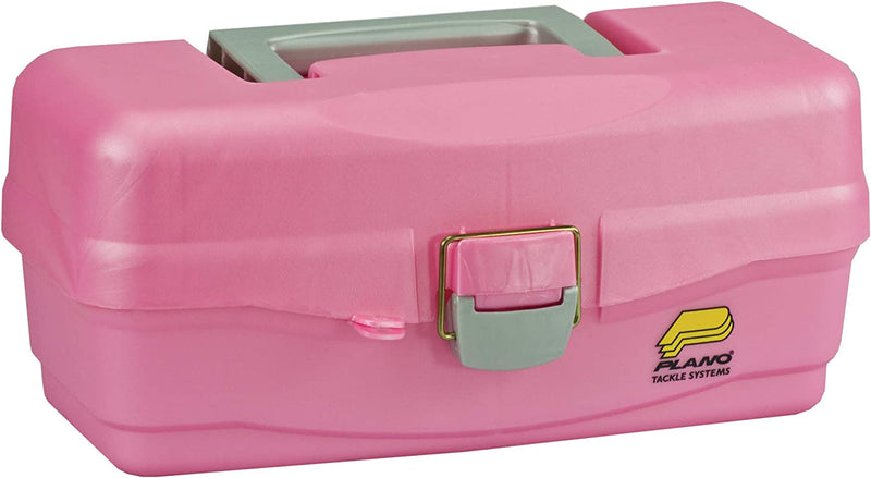 Plano One Tray Tackle Box (Pink), Premium Tackle Storage, Multi, One Size (500089) Sporting Goods > Outdoor Recreation > Fishing > Fishing Tackle Barnett   