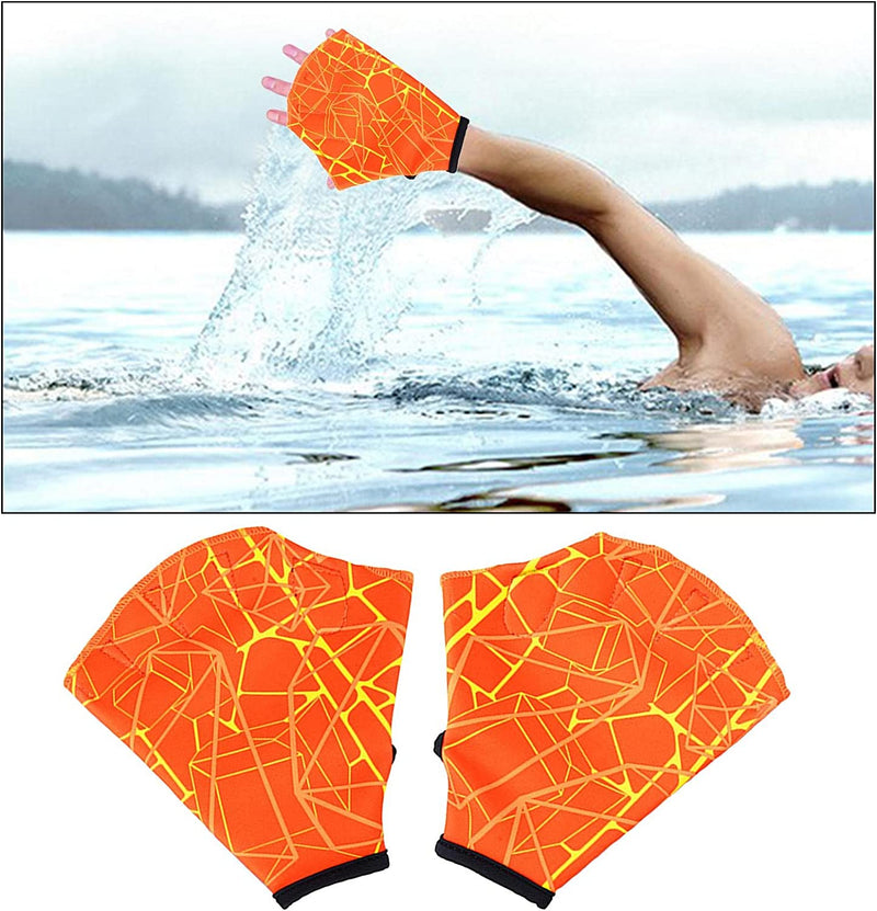 Colcolo 1 Paar Webbed Swimming Gloves for Surfing, Snorkeling, Diving Hand Fin for Men and Women, for Water Aerobics Resistance Training Sporting Goods > Outdoor Recreation > Boating & Water Sports > Swimming > Swim Gloves Colcolo   